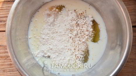 омлет с фаршем в духовке