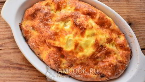 омлет с фаршем в духовке