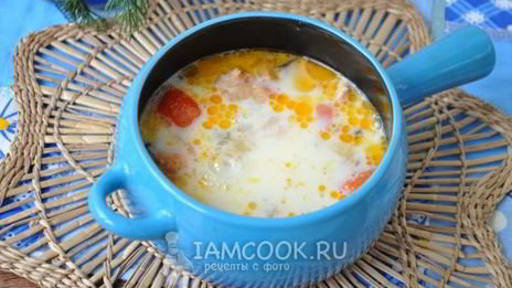 омлет с горбушей в духовке в горшочке