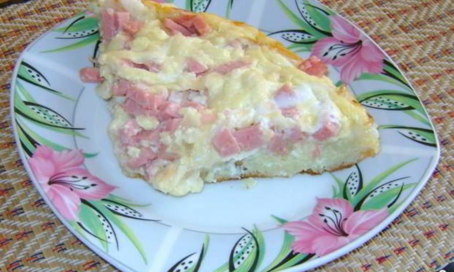 Рецепт омлета с колбасой в мультиварке