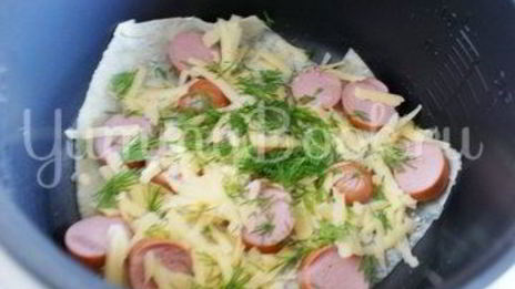 омлет с лавашом в мультиварке