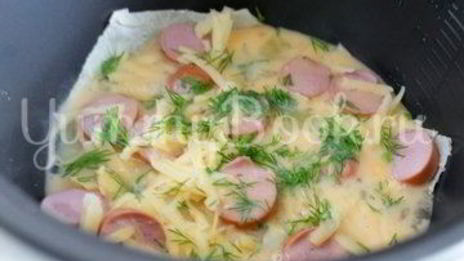 омлет с лавашом в мультиварке