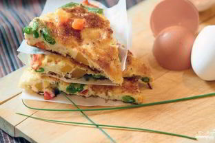 Омлет с овощами