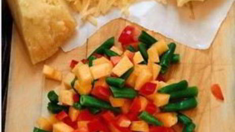 омлет с овощами