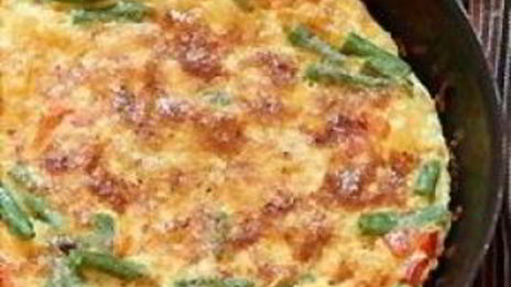 омлет с овощами