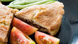 Омлет с шампиньонами