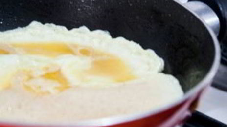 омлет с шампиньонами