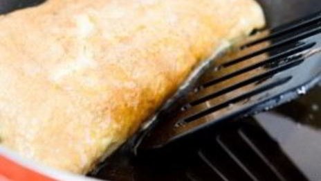 омлет с шампиньонами