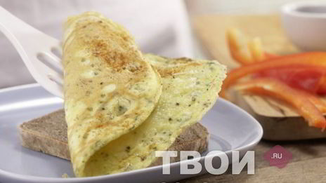 омлет с сыром