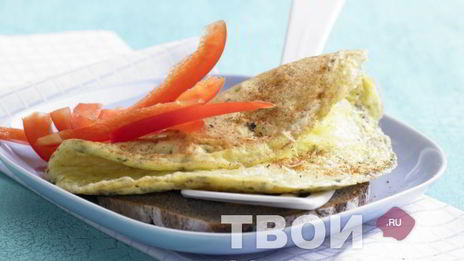 омлет с сыром