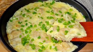 Омлет с цветной капустой