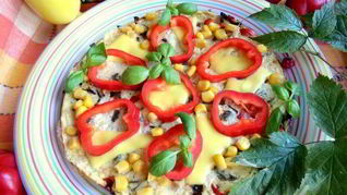 Омлет со щавелем