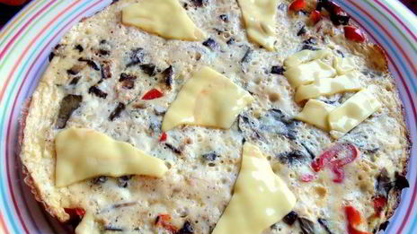 омлет со щавелем