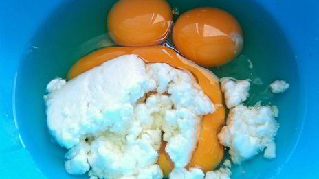 омлет со щавелем