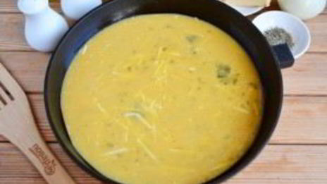 омлет в стиле пиццы