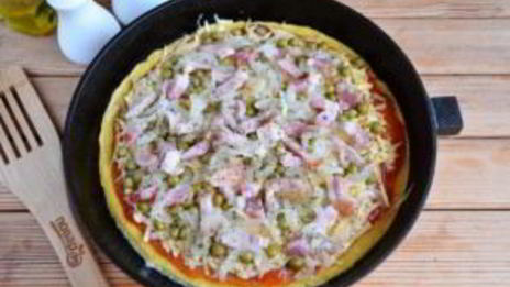 омлет в стиле пиццы