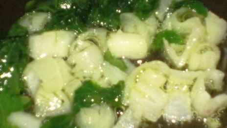 омлетики с креветками и грибами