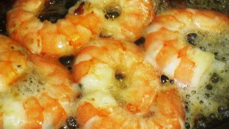 омлетики с креветками и грибами