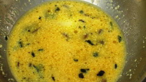 омлетики с креветками и грибами