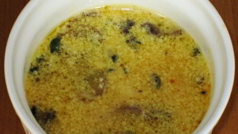 омлетики с креветками и грибами