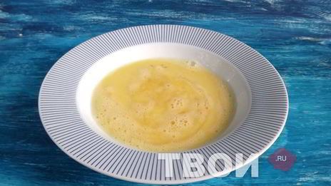 паровой омлет со шпинатом