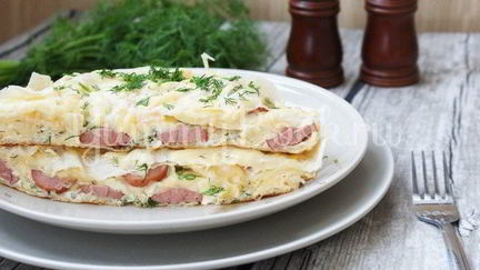 Омлет в мультиварке