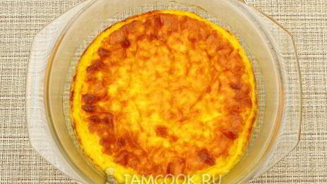 пышный омлет с молоком в духовке