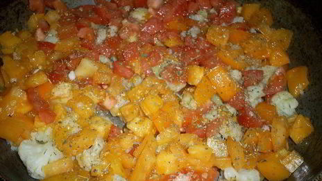 вкусный омлет с овощами сытный ужин