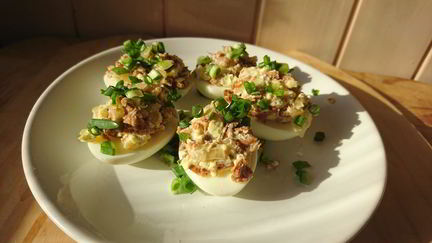 Закуска из яиц