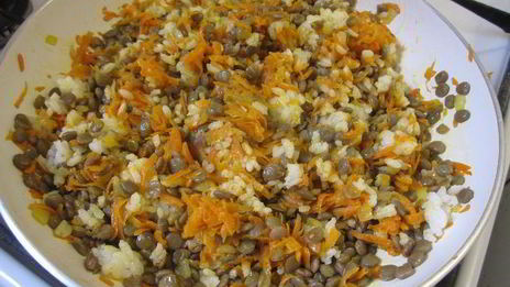 чечевично-рисовый паштет