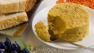 Чечевичный паштет с морковью