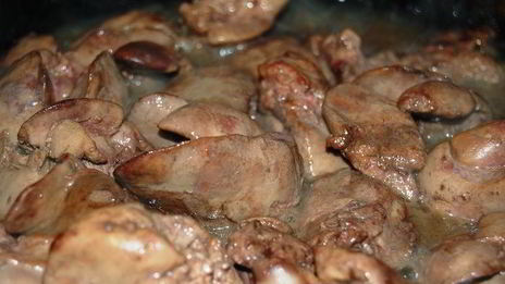 нежный паштет из куриной печени с грибами