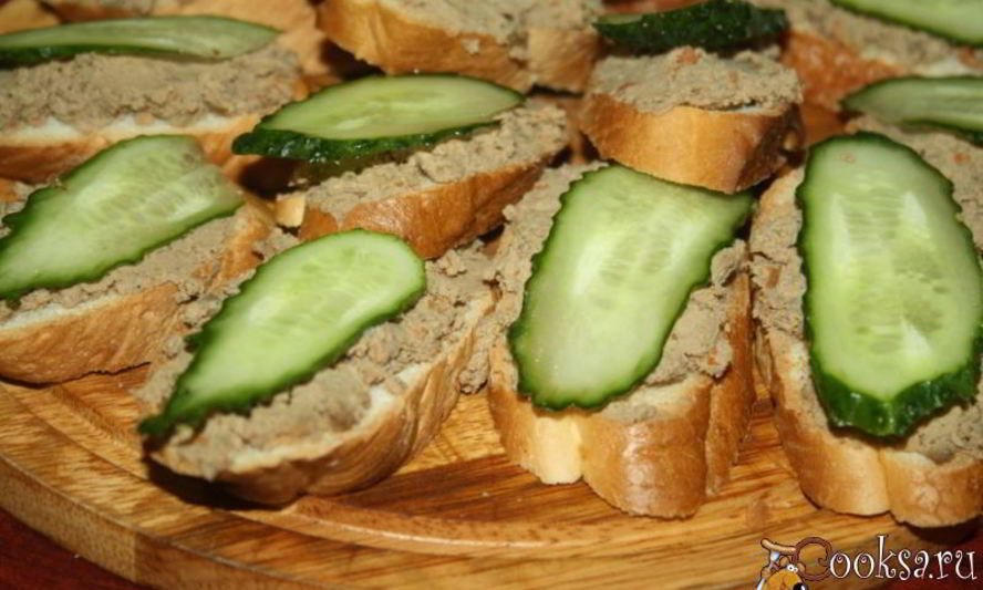 Рецепт паштета домашнего печеночного пикантного