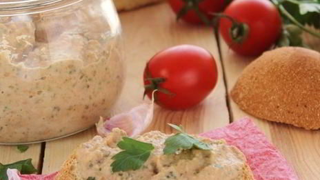 паштет из белой фасоли