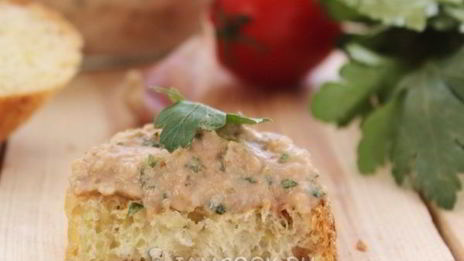 паштет из белой фасоли