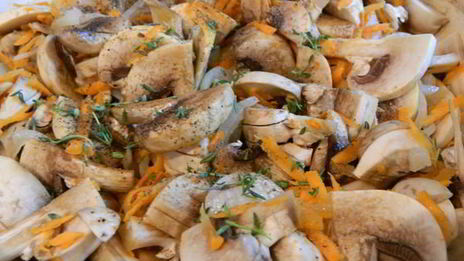 паштет из кабачков с грибами