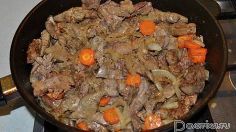 паштет из куриной и говяжьей печени