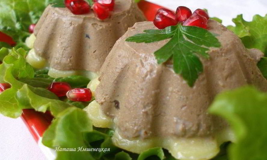 Рецепт паштета из куриной печени с черносливом и орехами