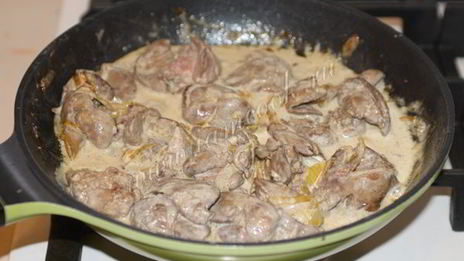 паштет из куриной печени со сливками