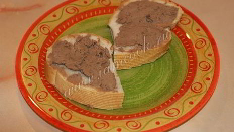 паштет из куриной печени со сливками