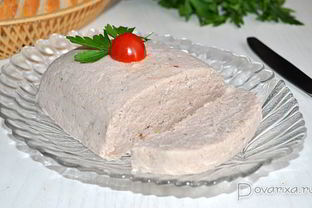 Паштет из курицы с ветчиной