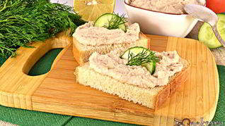 Паштет из молок слабосоленой сельди