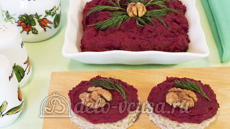 паштет из свеклы и фасоли