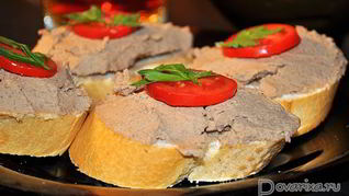 Паштет из телячьей печени