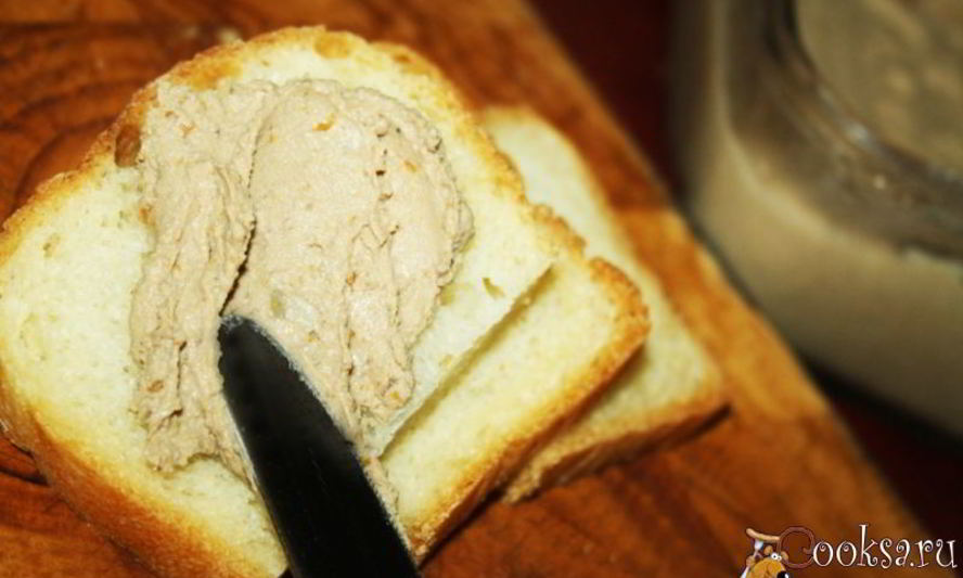 Рецепт паштета нежность из вареной куриной печени