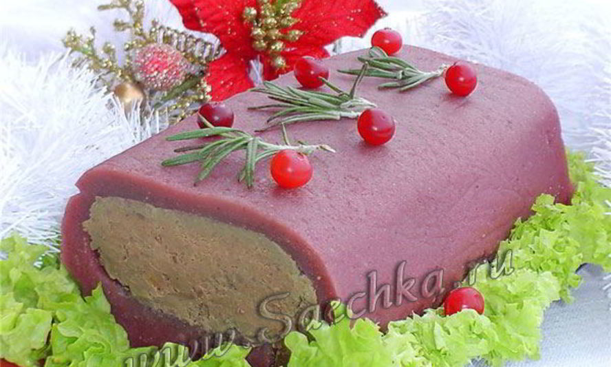 Рецепт печеночного паштета в клюквенном соусе