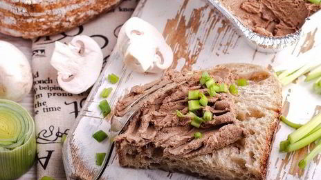 запеченный печеночный паштет с грибами
