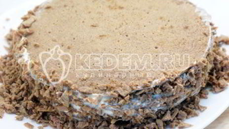 блинный торт с печенью