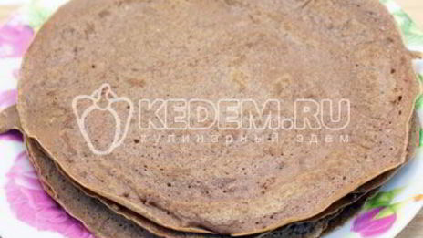 блинный торт с печенью