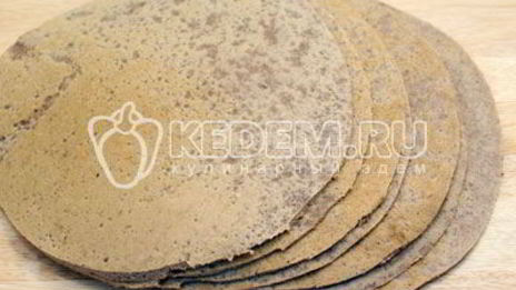 блинный торт с печенью